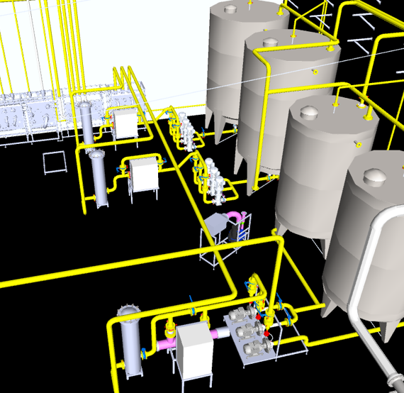 Design drawings with P&ID of the plants Real Example from our Projects