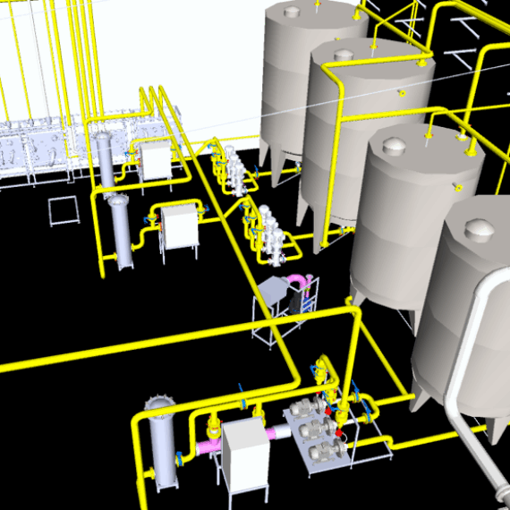 Design drawings with P&ID of the plants Real Example from our Projects